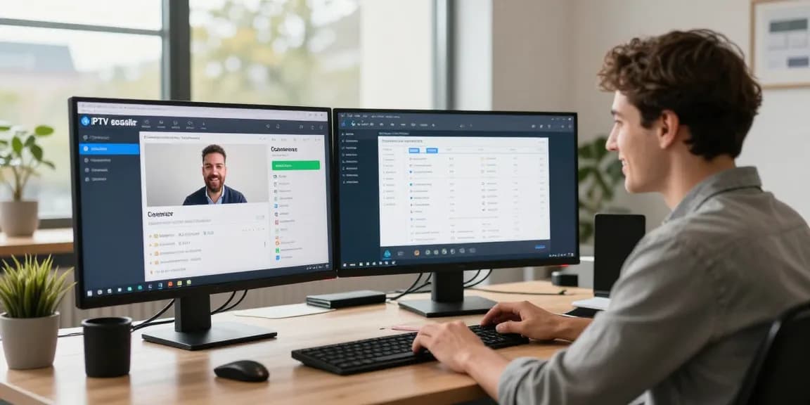 IPTV reseller providing professional local services, trusted provider creating accounts for community subscribers.