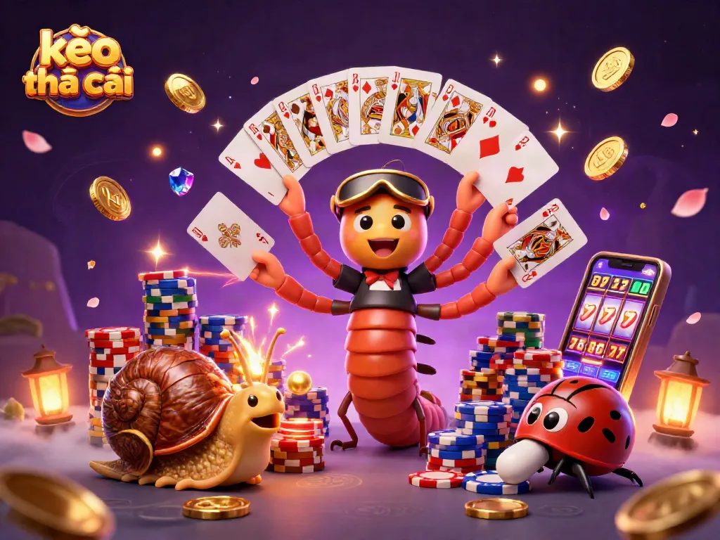 Engage in kèo nhà cái with vibrant characters in an exciting casino environment.
