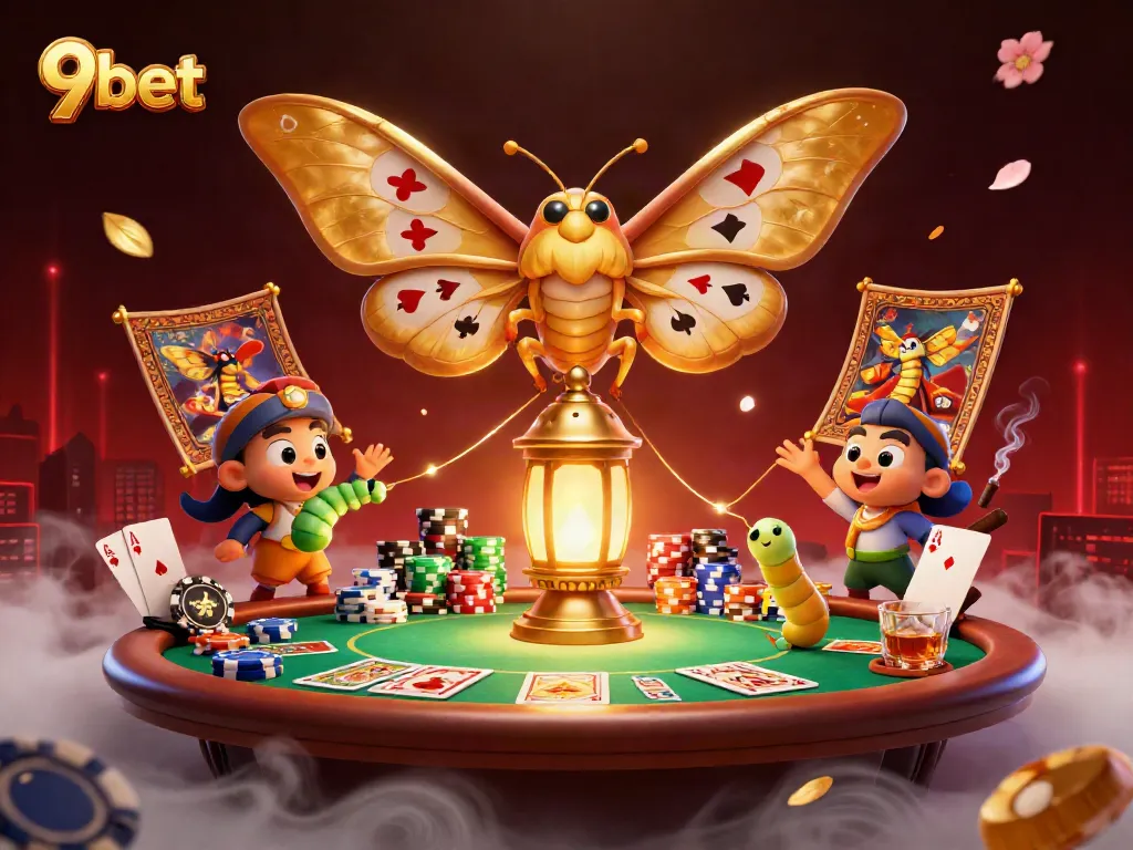 Engage in thrilling gameplay with 9bet, featuring dynamic poker elements and a fantastical atmosphere.